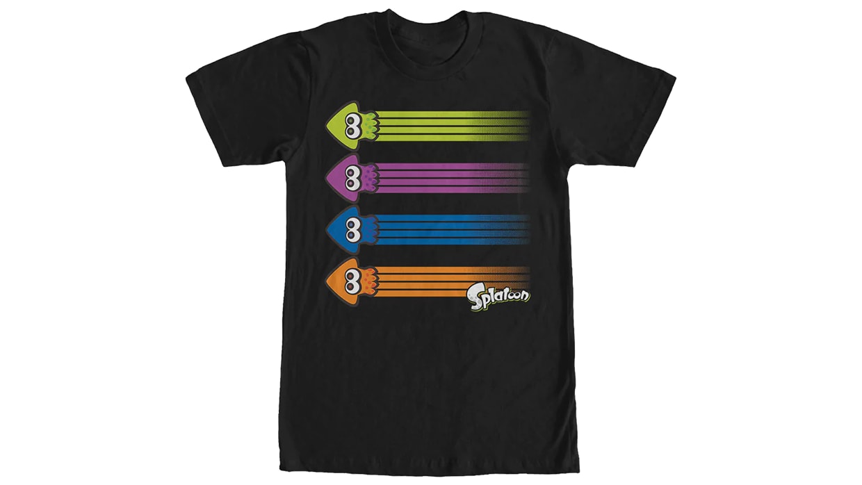 Splatoon™ Inkling Squid Rainbow T-Shirt 1
